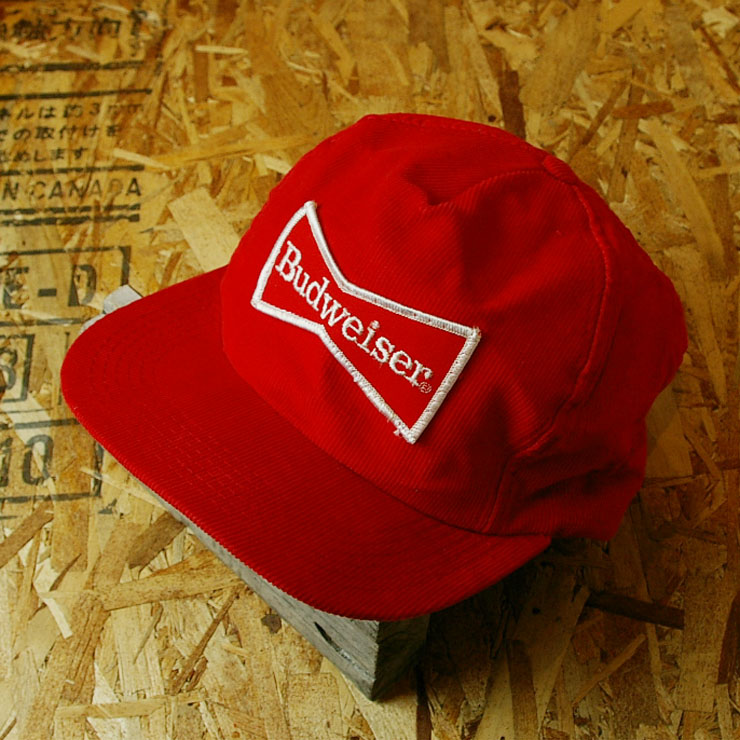 Budweiser】USA(アメリカ)製古着レッド(赤)バドワイザーロゴワッペン