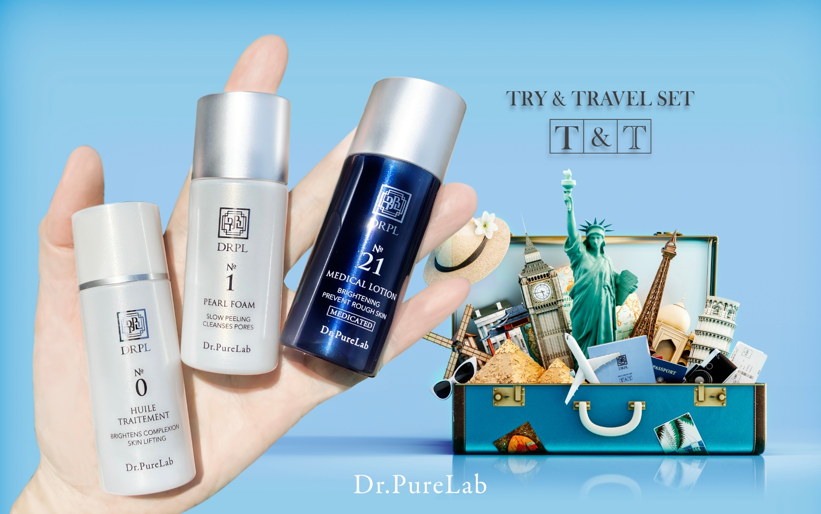 プロが選ぶ旅コスメ！エステサロン専売 本格スキンケアブランド DRPL