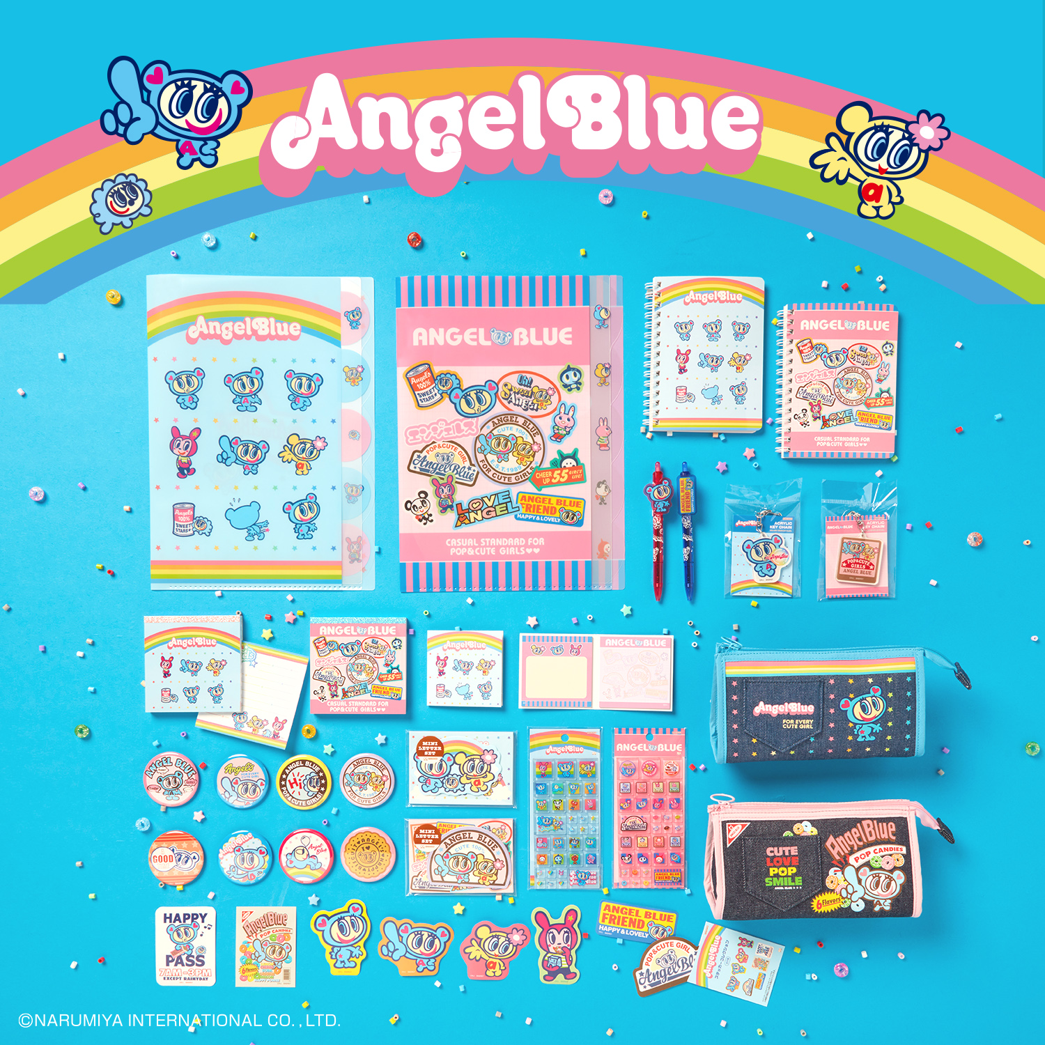 2000年代に人気を博したティーンブランド『エンジェルブルー』の 文具