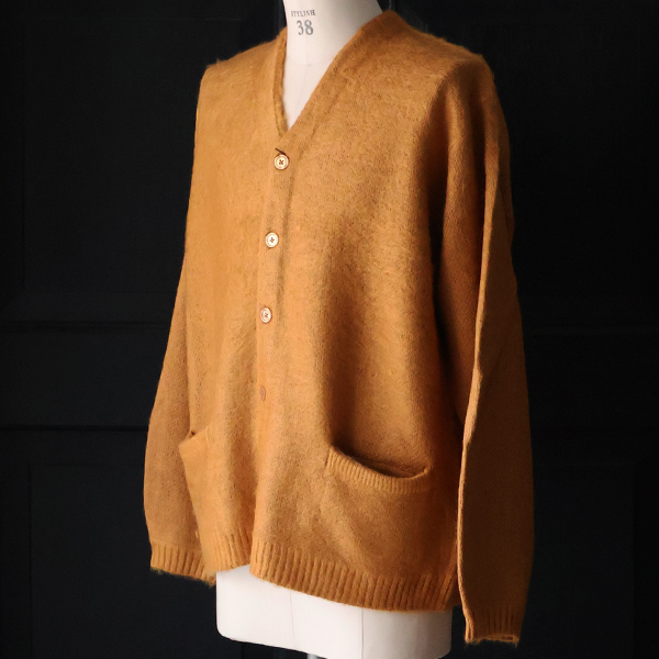 TOWNCRAFT タウンクラフト(tc24f010) / シャギー カラー カーディガン