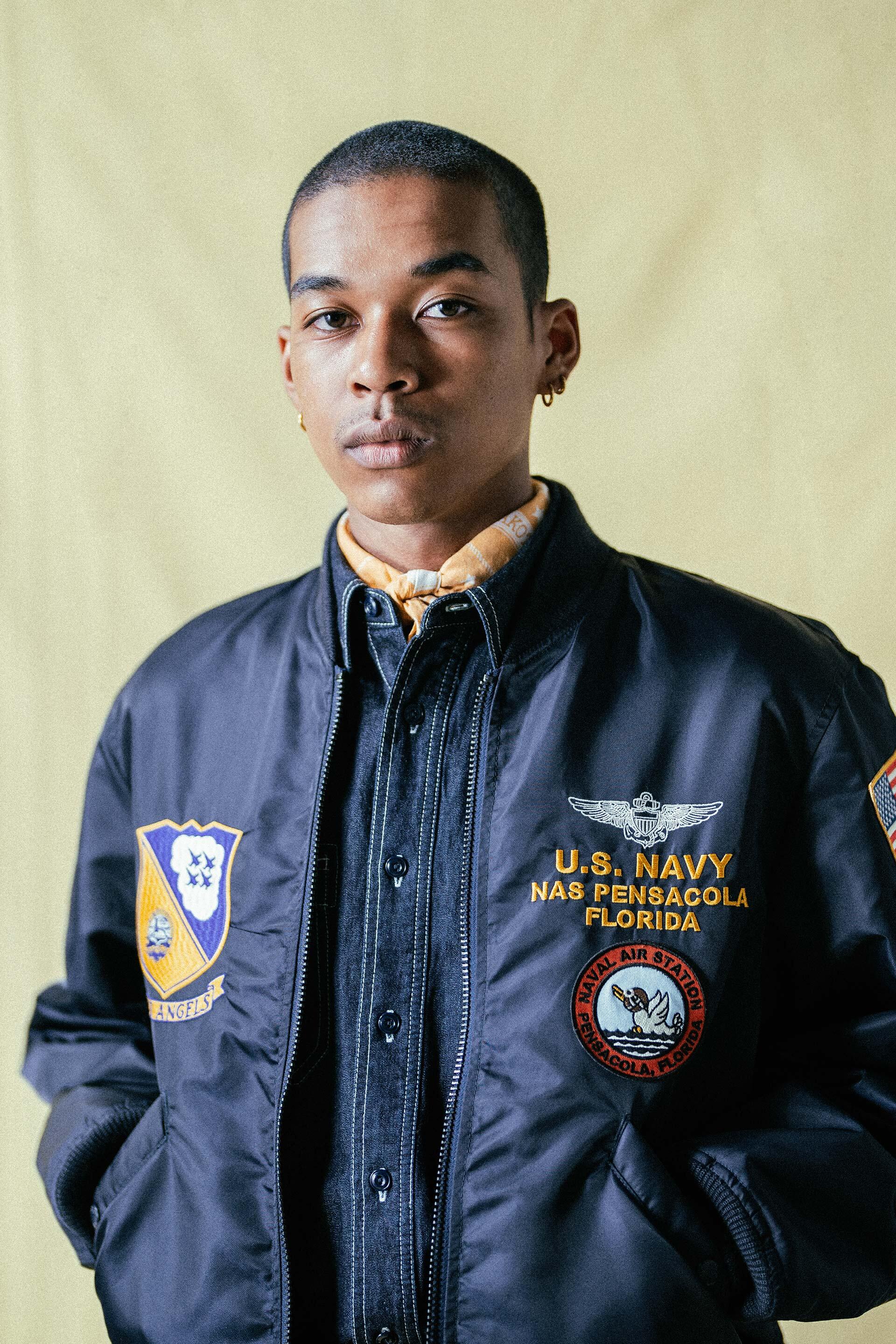 Avirex MA-1 フライトジャケット ネイビー Mサイズ AVIREX MA-1 AVIREX