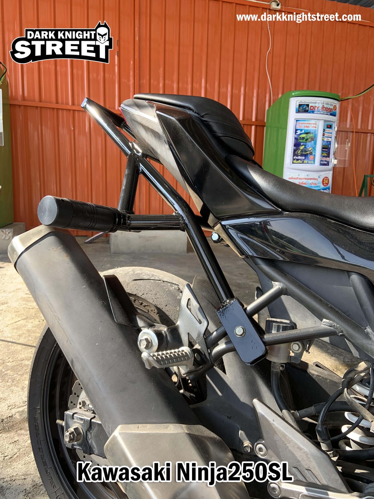 NINJA250SL スタントには必須 サブケージ/ウィリーバー｜AxxL