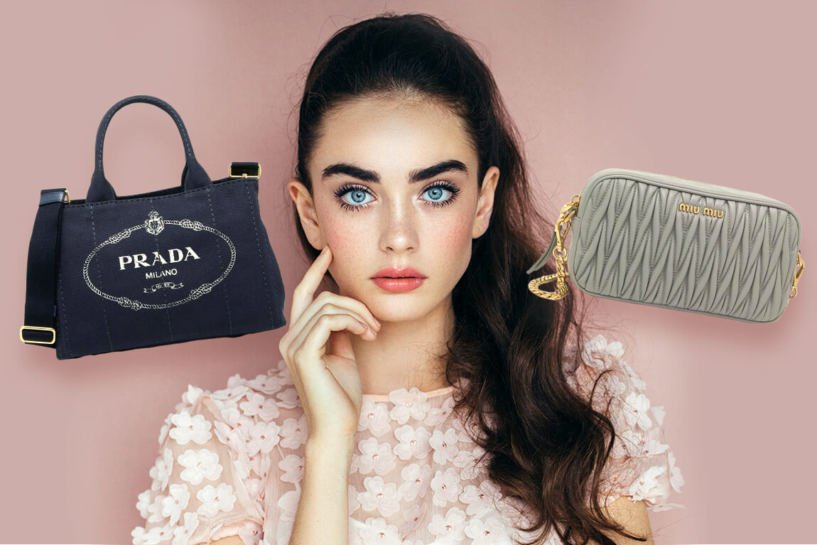 PRADA（プラダ）とセカンドラインのmiu miu（ミュウミュウ）あなたは