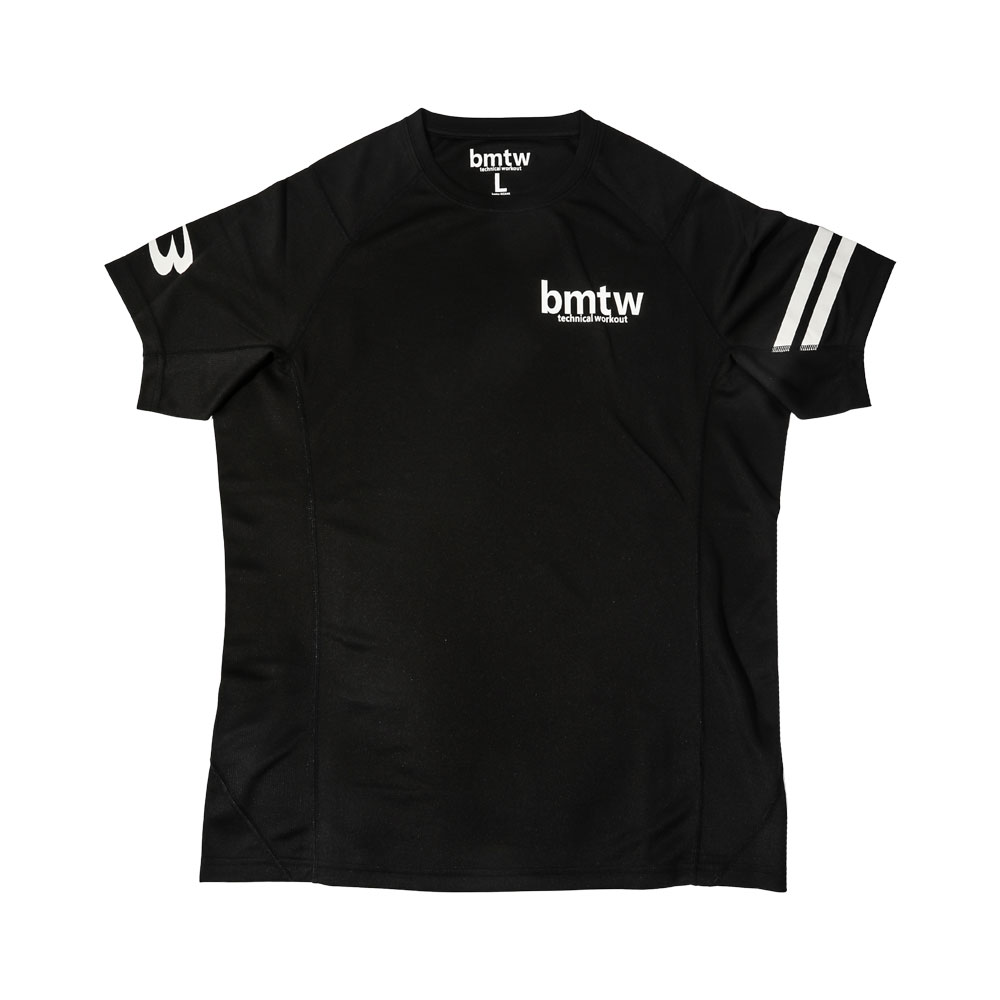 bmtw DRYメッシュハーフスリーブ1 S ブラック MD459SBK