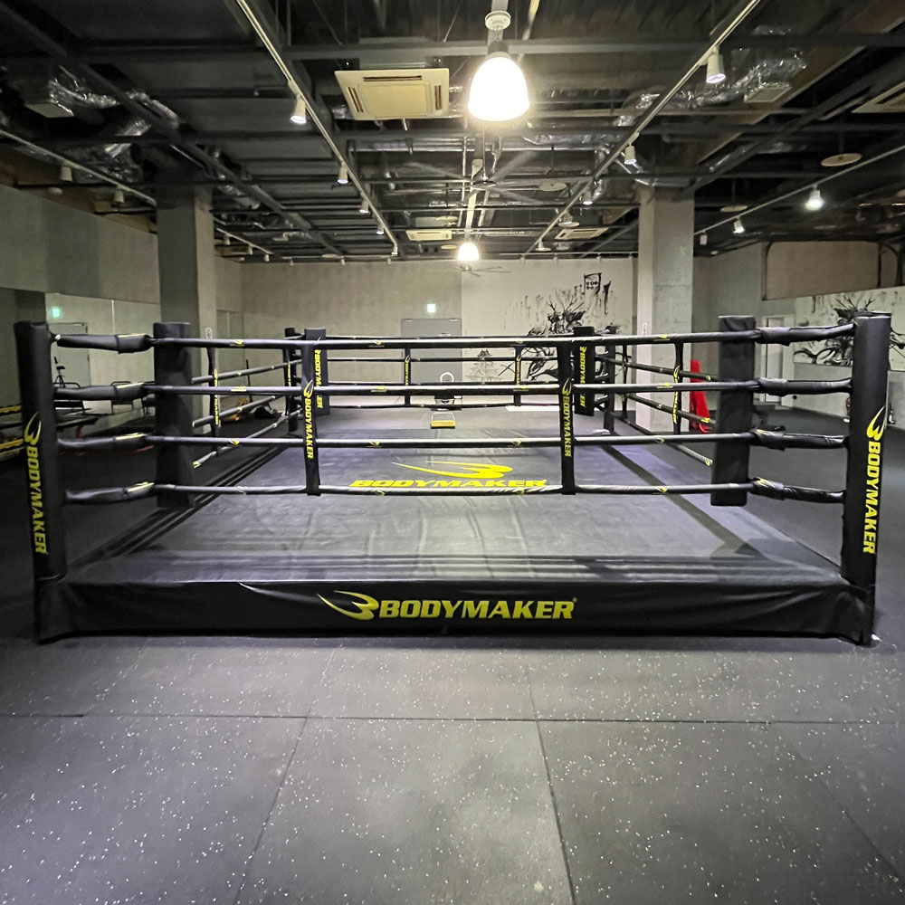 ボクシングリング4500立上30cm ブラック SR004BK｜BODYMAKER