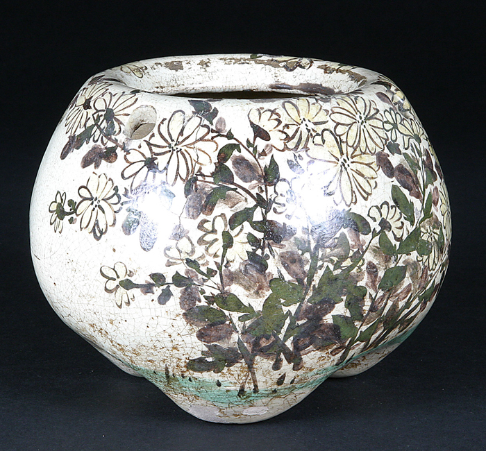 乾山写し絵付火鉢 | 盆栽、盆栽書籍、盆栽鉢の通販│近代出版