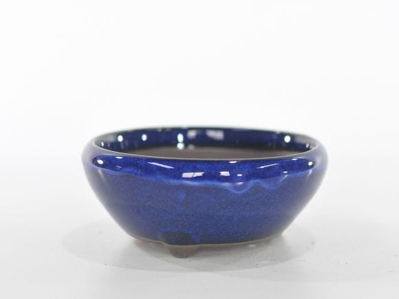 023.【 陶翠窯】 切立丸足付3号盆栽鉢/植木鉢 023.【 陶翠窯】 切立丸