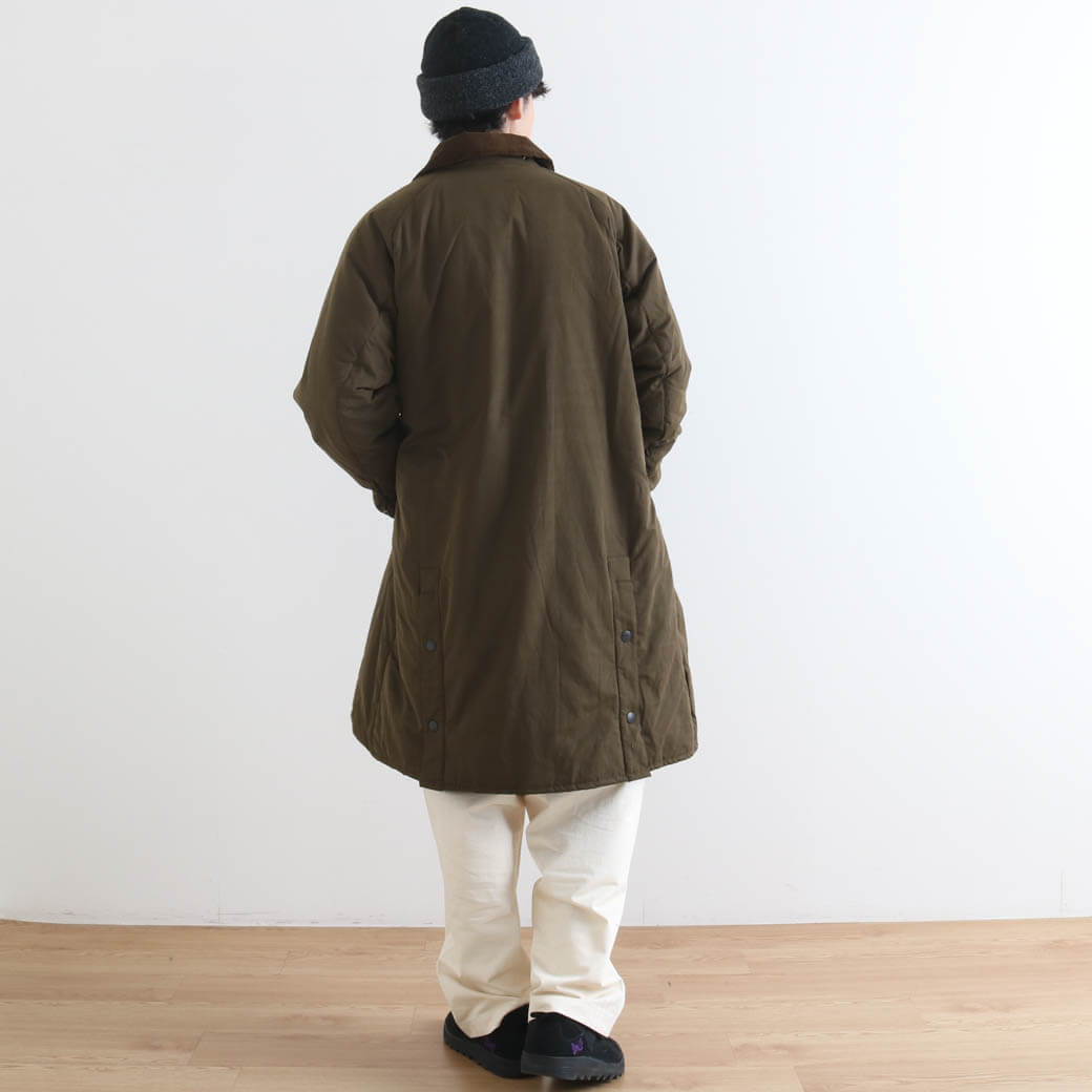 Barbour バブアー EXMOOR 中綿 ミドルレングス コート｜BORN FREE