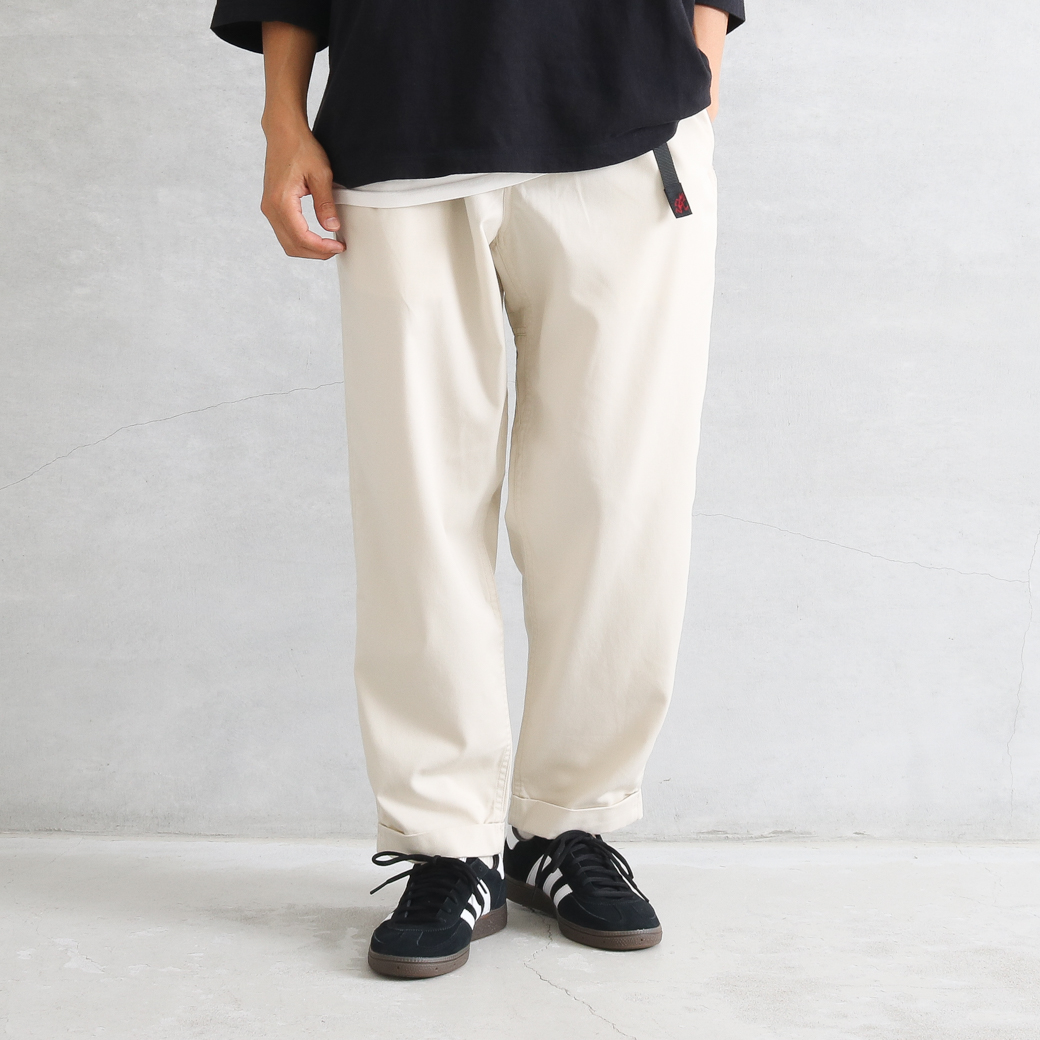 GRAMICCI グラミチ TC ツイル タック テーパード パンツ｜BORN FREE