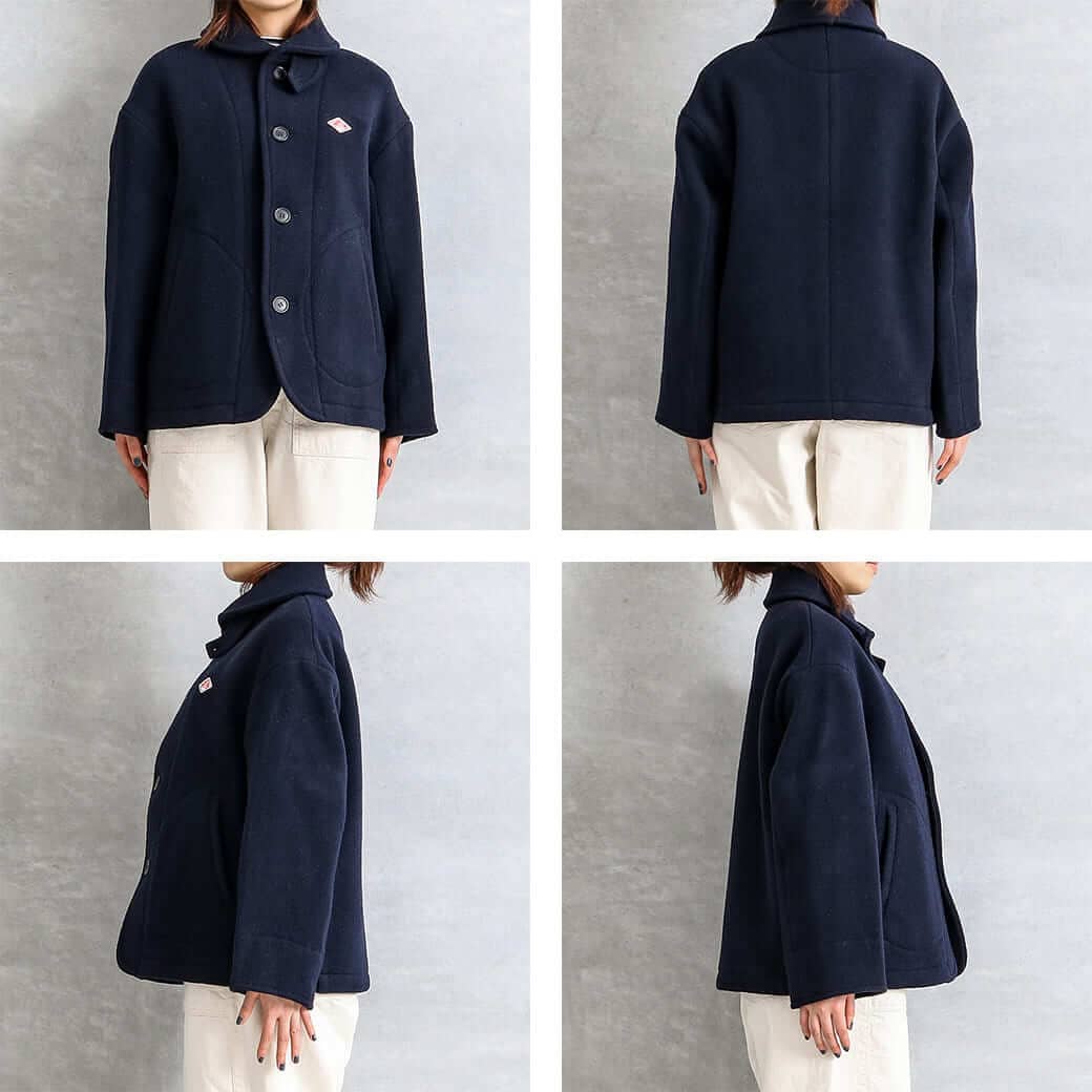 DANTON ダントン ウールパイル ラウンドカラージャケット｜BORN FREE