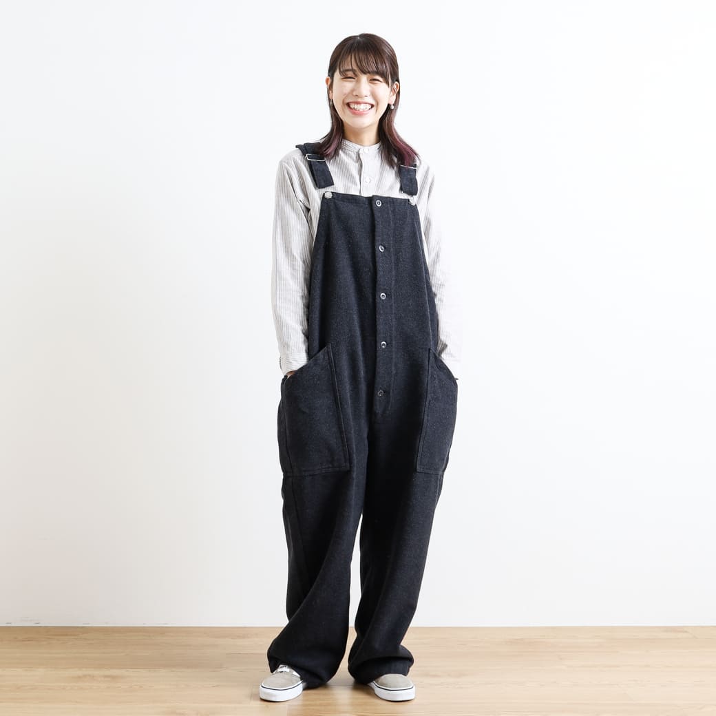 HARVESTY ハーベスティ コットンメルトン オーバーオール｜BORN FREE