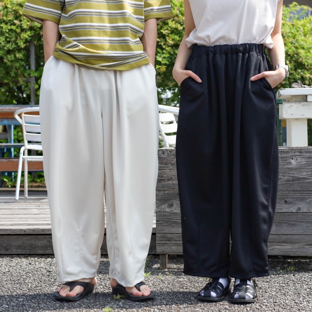 HARVESTY ハーベスティ 裏毛カノコジャージイージーサーカスパンツ