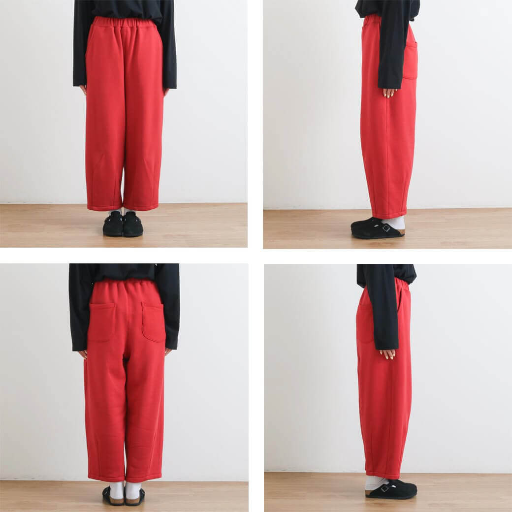 HARVESTY ハーベスティ 裏毛 イージー サーカスパンツ ナロー｜BORN