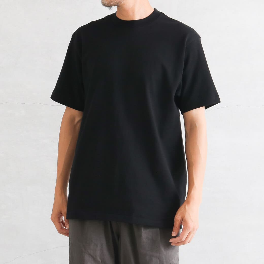 Hanes ヘインズ クルーネック Tシャツ クロ｜BORN FREE ONLINE SHOP