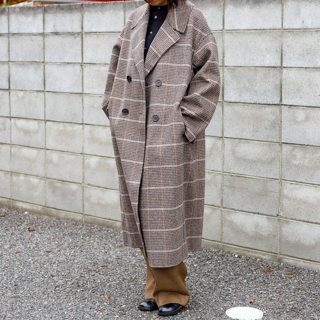 LE GLAZIK ル・グラジック リバーダブルブレストコート｜BORN FREE