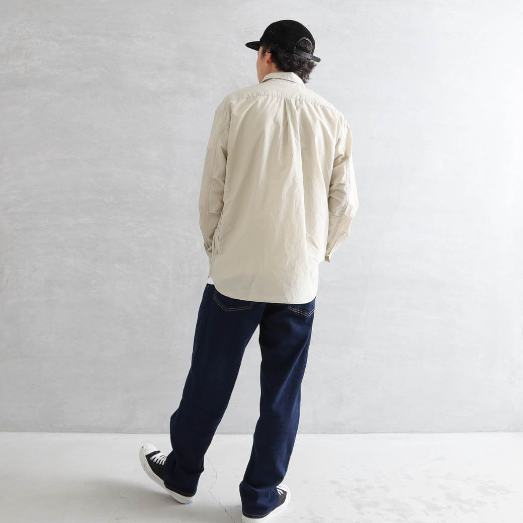 NANGA ナンガ コットンナイロンリップストップキャンプシャツ｜BORN
