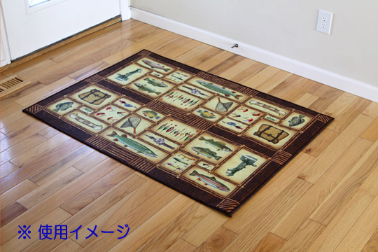 RIVERS EDGE/リバースエッジ フィッシングドアマット/玄関マット