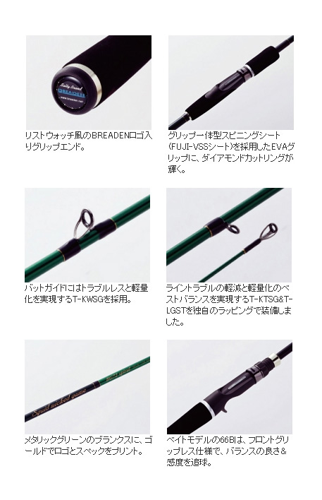 BREADEN/ブリーデン Squid wicked game BG66B ”Hvar” swing tune