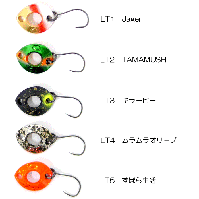 ロブルアー バベルエース 0.7g 1.1g しもきん考案カラー rob lure