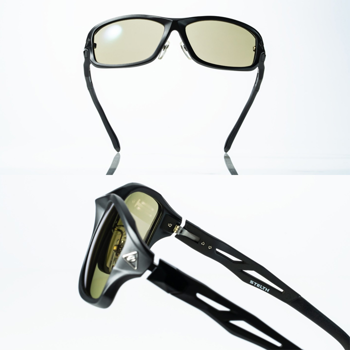 ゼクー ステルス F-1920 (TVS) マットブラック 偏光サングラス