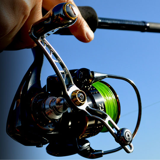 全7色] リブレ(LIVRE) リールハンドル ユニオン 52-58 Finoノブ シマノ