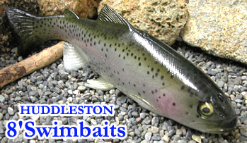 HUDDLESTON/ハドルストン 8inchスイムベイト/ROF-0 - 【バス・トラウト