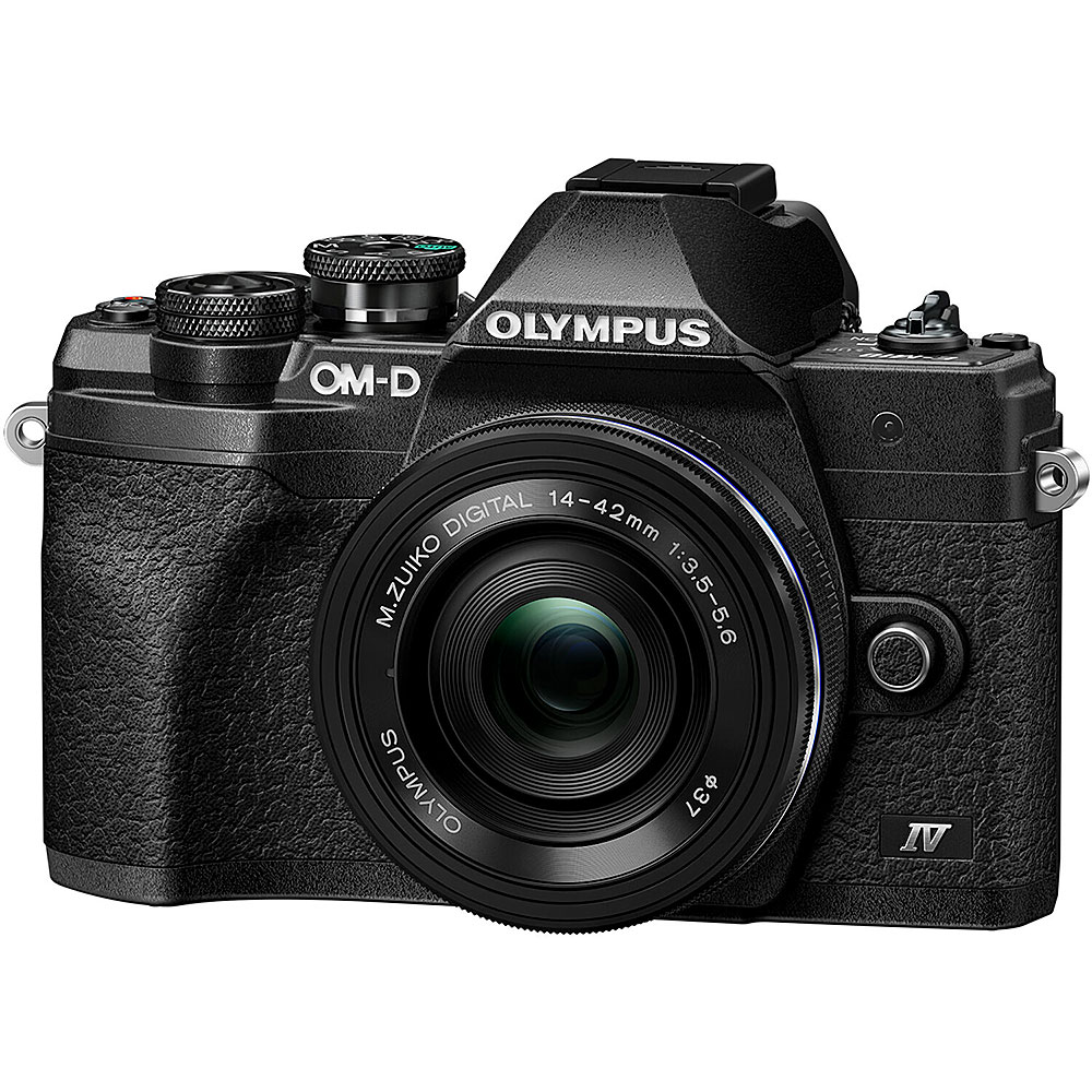 Olympus OM-D E-M10 IV Camera with 14-42mm EZ Lens