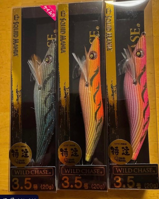 WILD CHASE 3.5号（20g）爆-SQUIDオリカラ＃BS02 ZONEピンク 3本