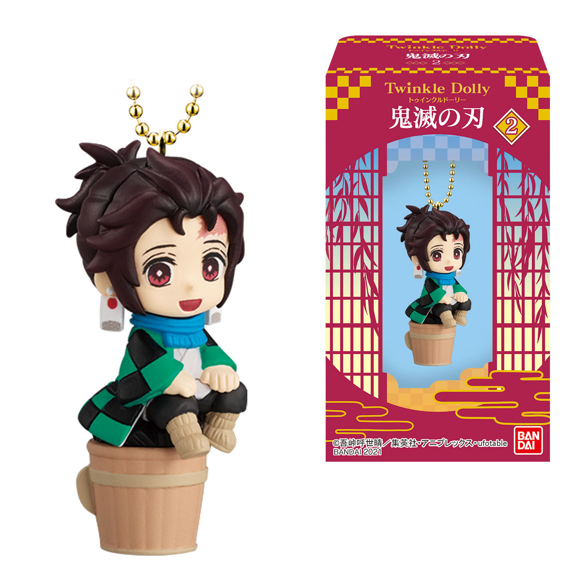 我妻善逸 Twinkle Dolly 鬼滅の刃 キーホルダー フィギュア Twinkle