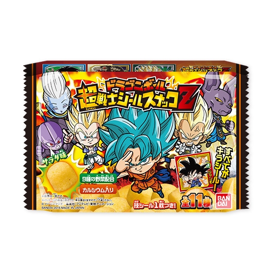 ドラゴンボール 超戦士シールスナックZ｜発売日：2016年11月7日