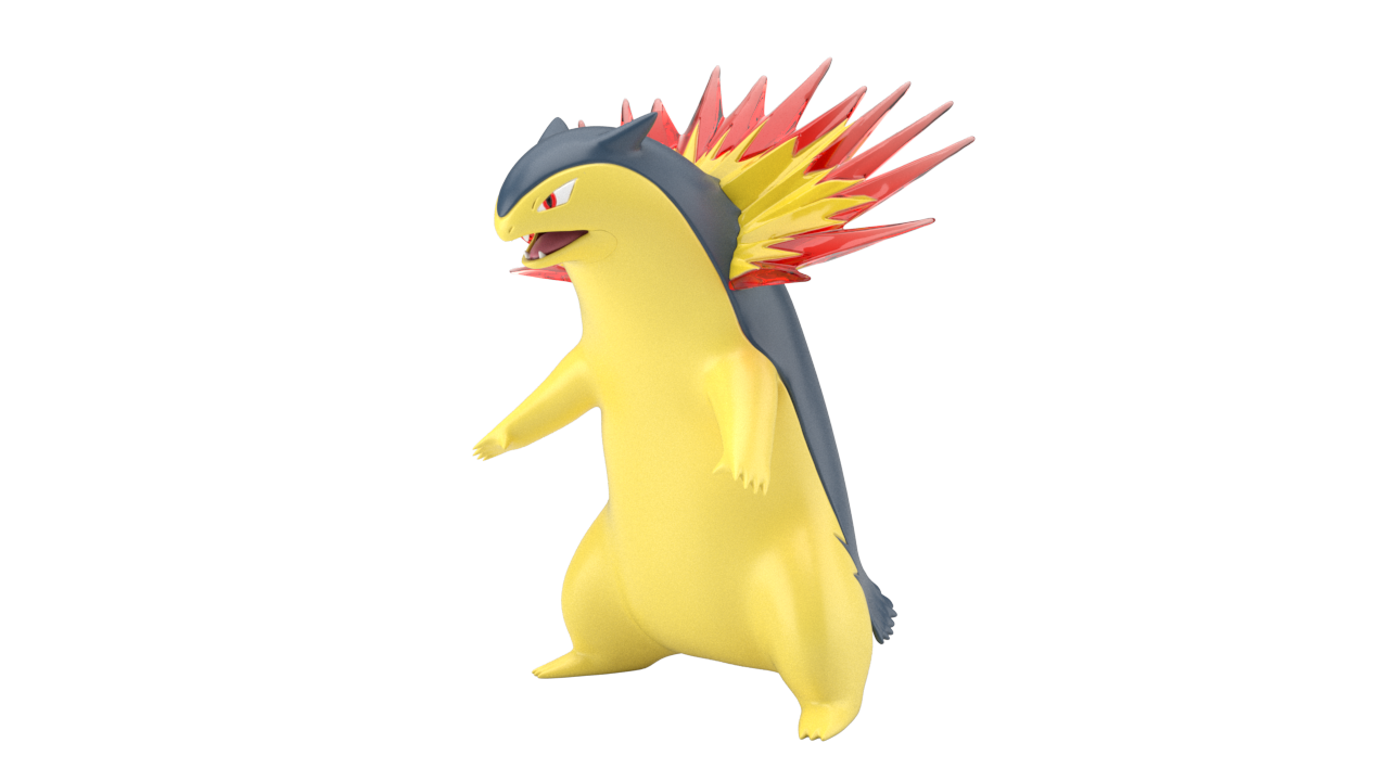 バクフーン｜ポケモンフィギュア図鑑｜ポケモンスケールワールド