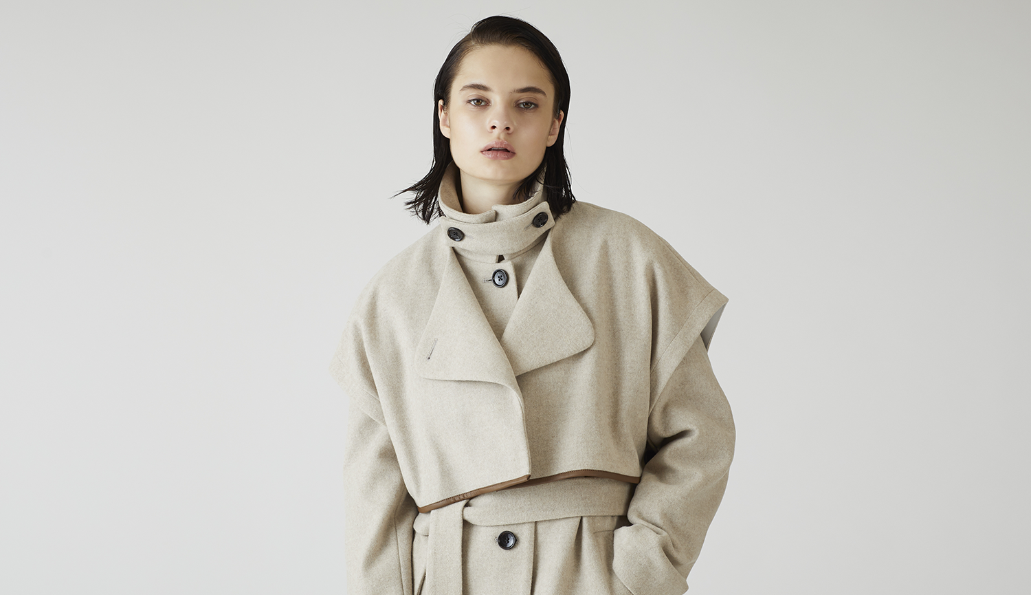 バナーバレット ケープコート バナーバレット Banner Barrett ジップ