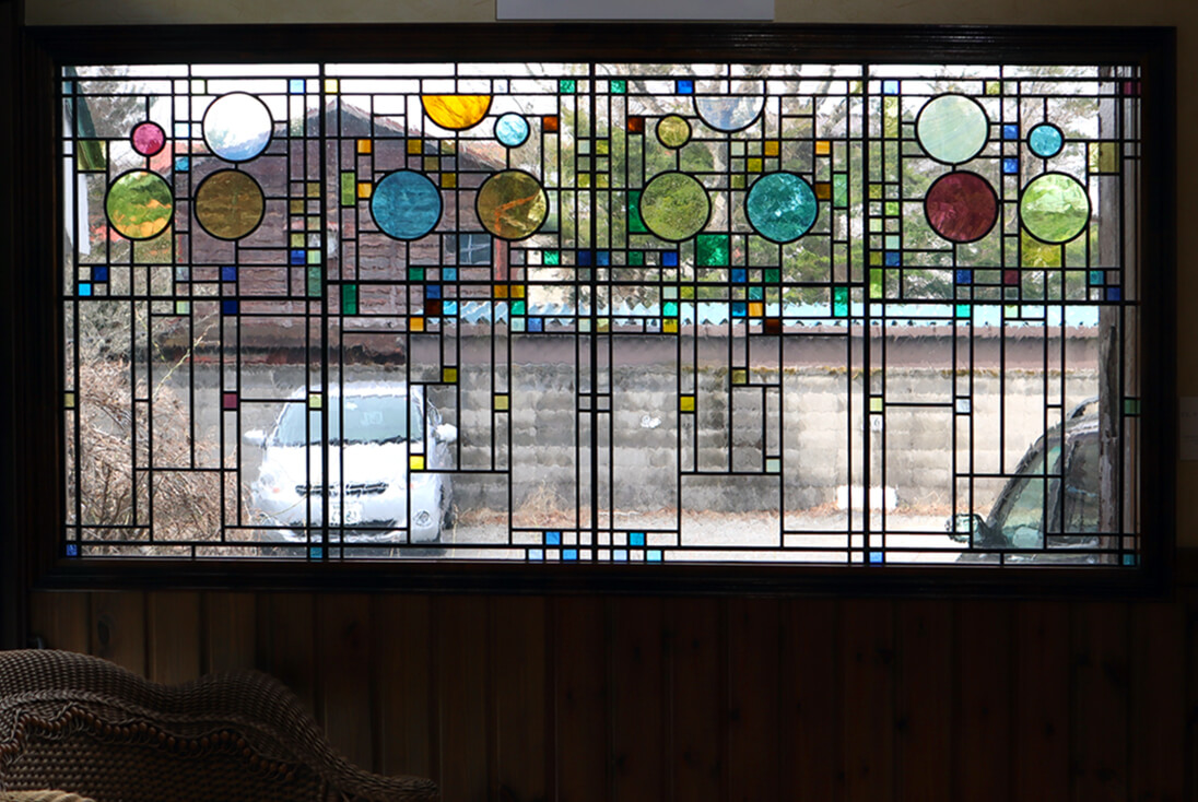 ライトスタイル(フランク・ロイド・ライト)-007 | ステンドグラスバロック