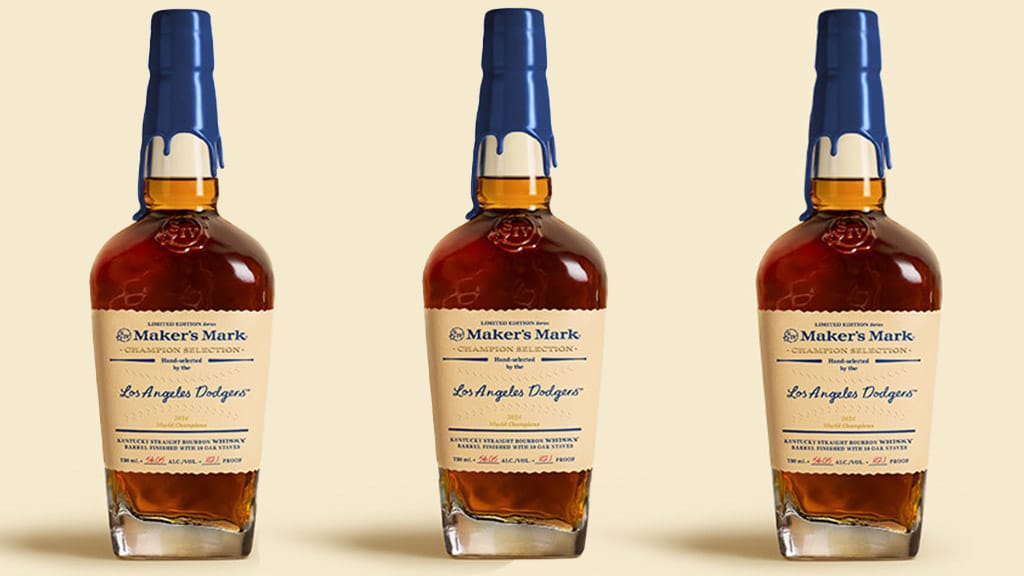 大谷・山本所属ドジャースとメーカーズマークがコラボ！限定ボトル発売