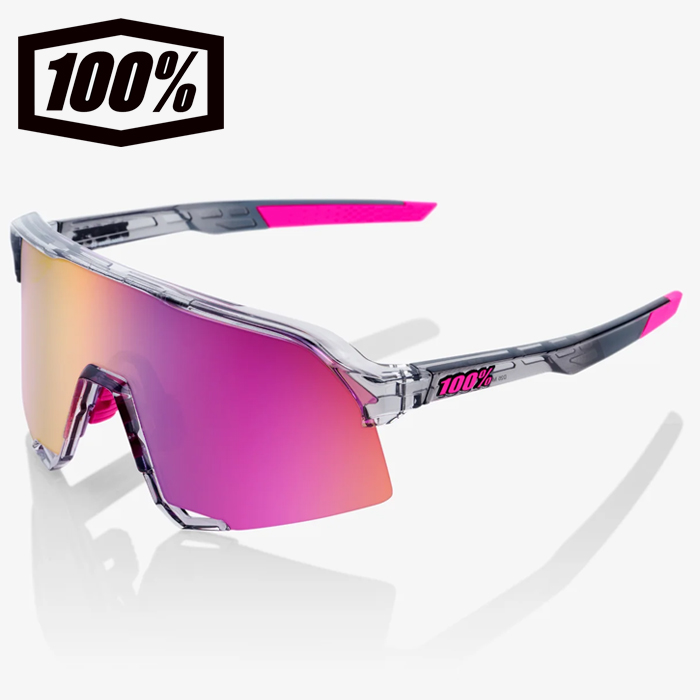 最新版 100% S3 クリア ラベンダー ワンハンドレッド サングラス 100