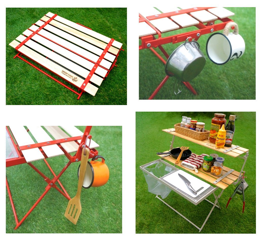 Nature tones（ネイチャートーンズ） 2WAY キッチンラック＆テーブル