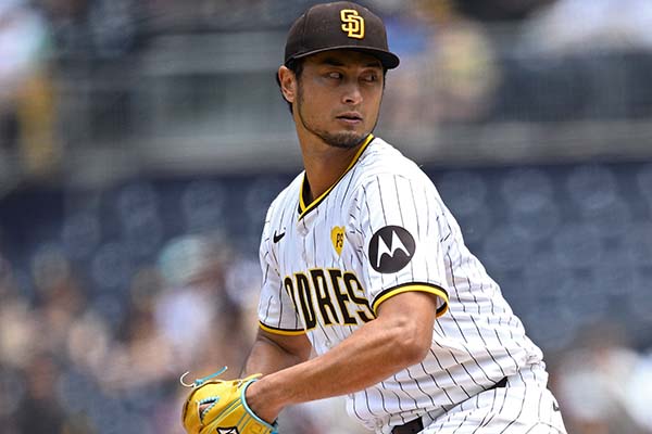 パドレス・ダルビッシュ、5回途中3失点7奪三振の粘投！初回に機材