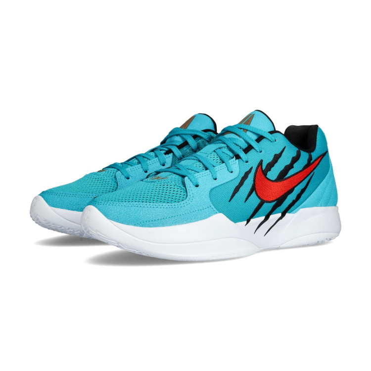 Basketball Shoes Nike Ja 2 Scratch Rapid Teal-University Red-Black