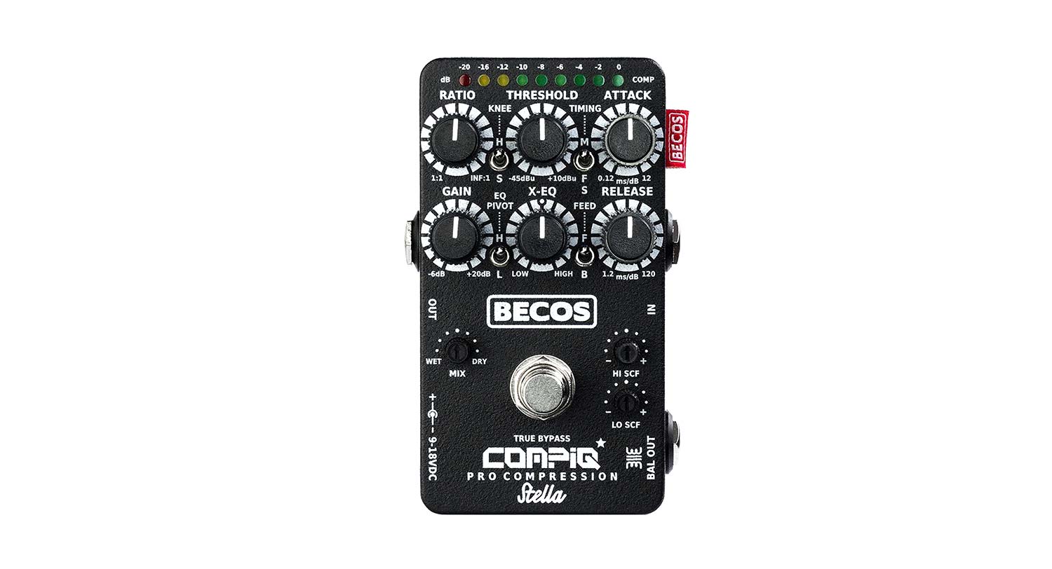 Becos CompIQ Stella Pro MK2 Compressor Pedal