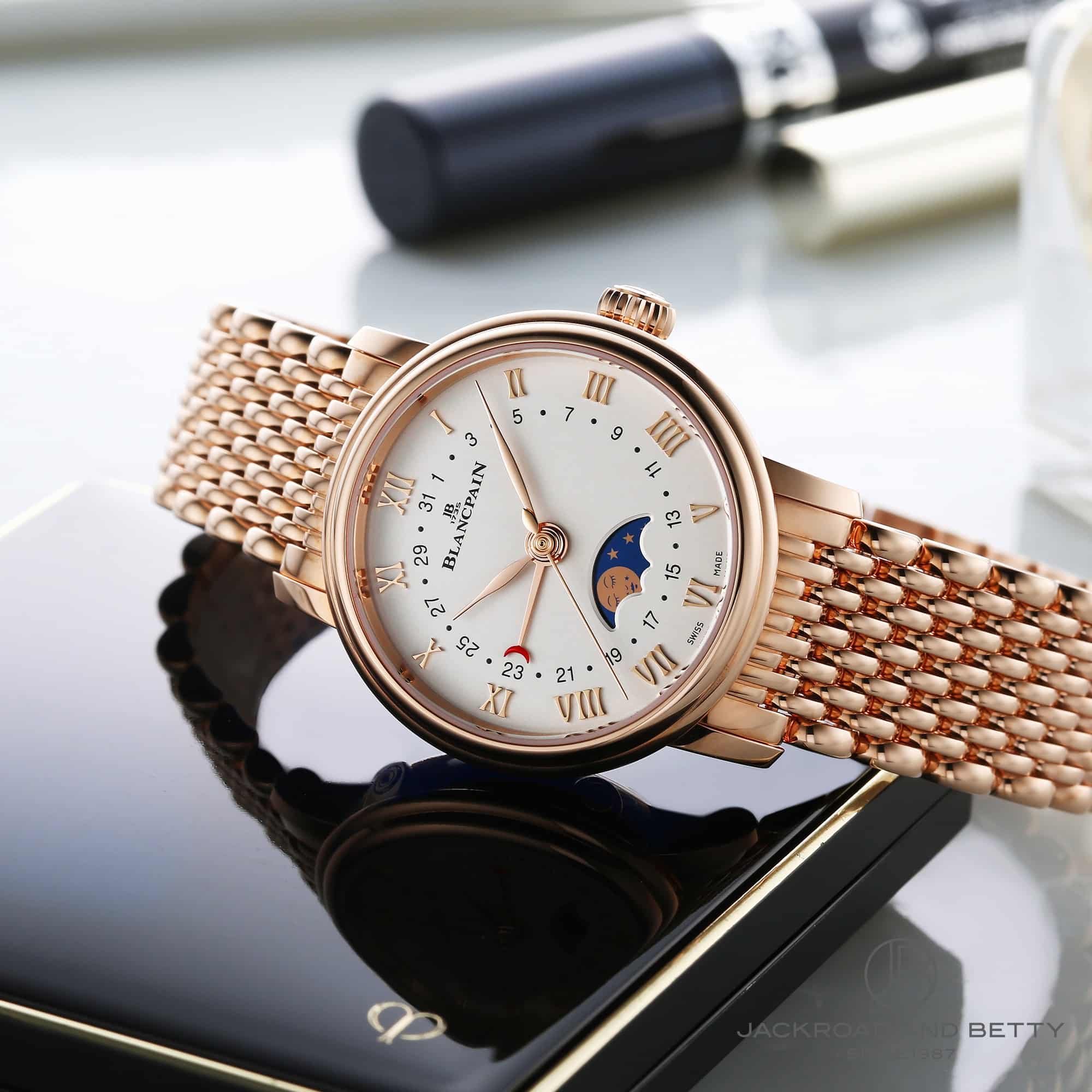 ヴィルレ デイト ムーンフェイズ[6106-3642-MMB] Villeret Date
