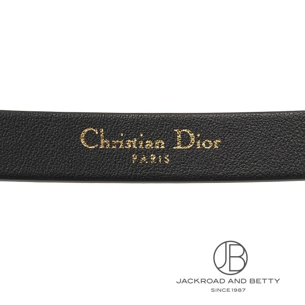 ディオール カロ ベルト ブラック 黒[B0306UBDH_M900] Dior Caro Belt