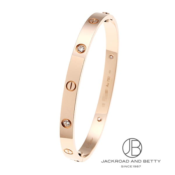 ラブブレスレット クラシックモデル 4Pダイヤ 19[B6069919] Love