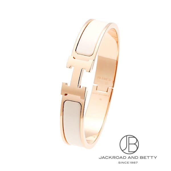 クリックH ブレスレット GM クリーム ホワイト 白[] Clic H Bracelet
