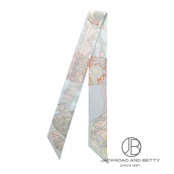 ツイリー 杖傘と決闘 ライトブルー[] Twilly | エルメス 新品 バッグ