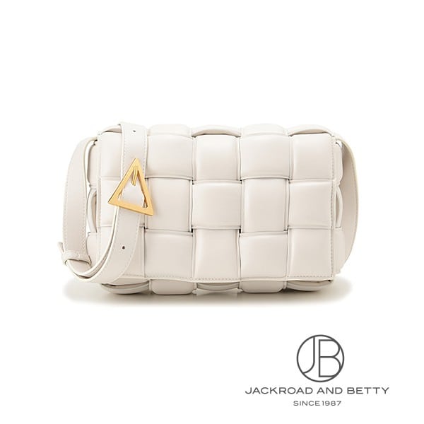 パデット カセット ショルダーバッグ チョーク アイボリー ホワイト 白
