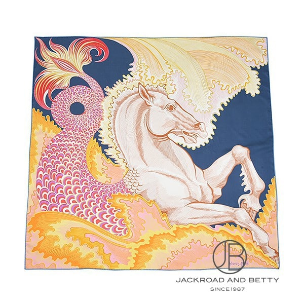 カレ ダブルフェイス90 シュヴァル・シレーヌ ブルー 青[] Carre90