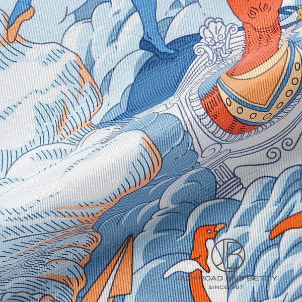 カレ90 私の雲 ホワイト 白[] Carre90 Sur Mon Nuage | エルメス 新品