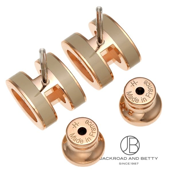 ポップH ミニ ピアス マロングラッセ ベージュ[H608002FO 55] Pop H