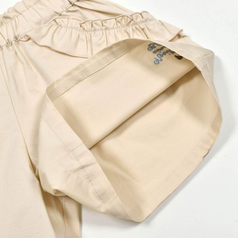 ストレッチツイルポケットフリル付きキュロット(80~130cm)(80cm