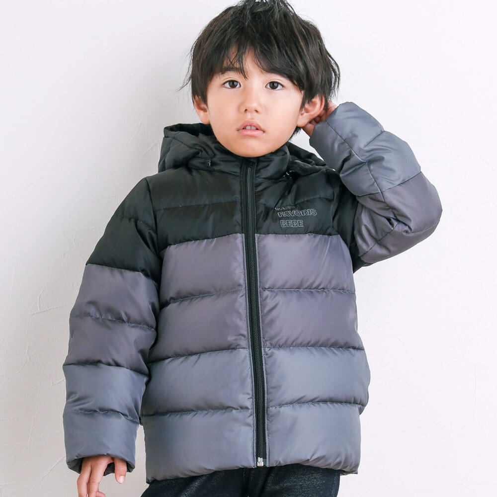 グラデーション切替ダウンコート(90~150cm)(90cm グレー系